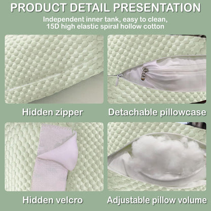 Pregnancy Pillow, Soft Maternity Pillow with Detachable & Adjustable Pillow Cover