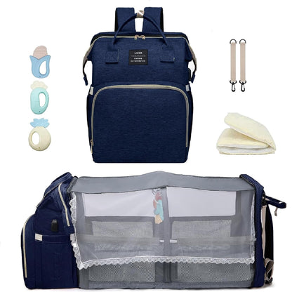 Diaper Bag Backpack with Built-in Changing Station - Best Baby Shower Gift