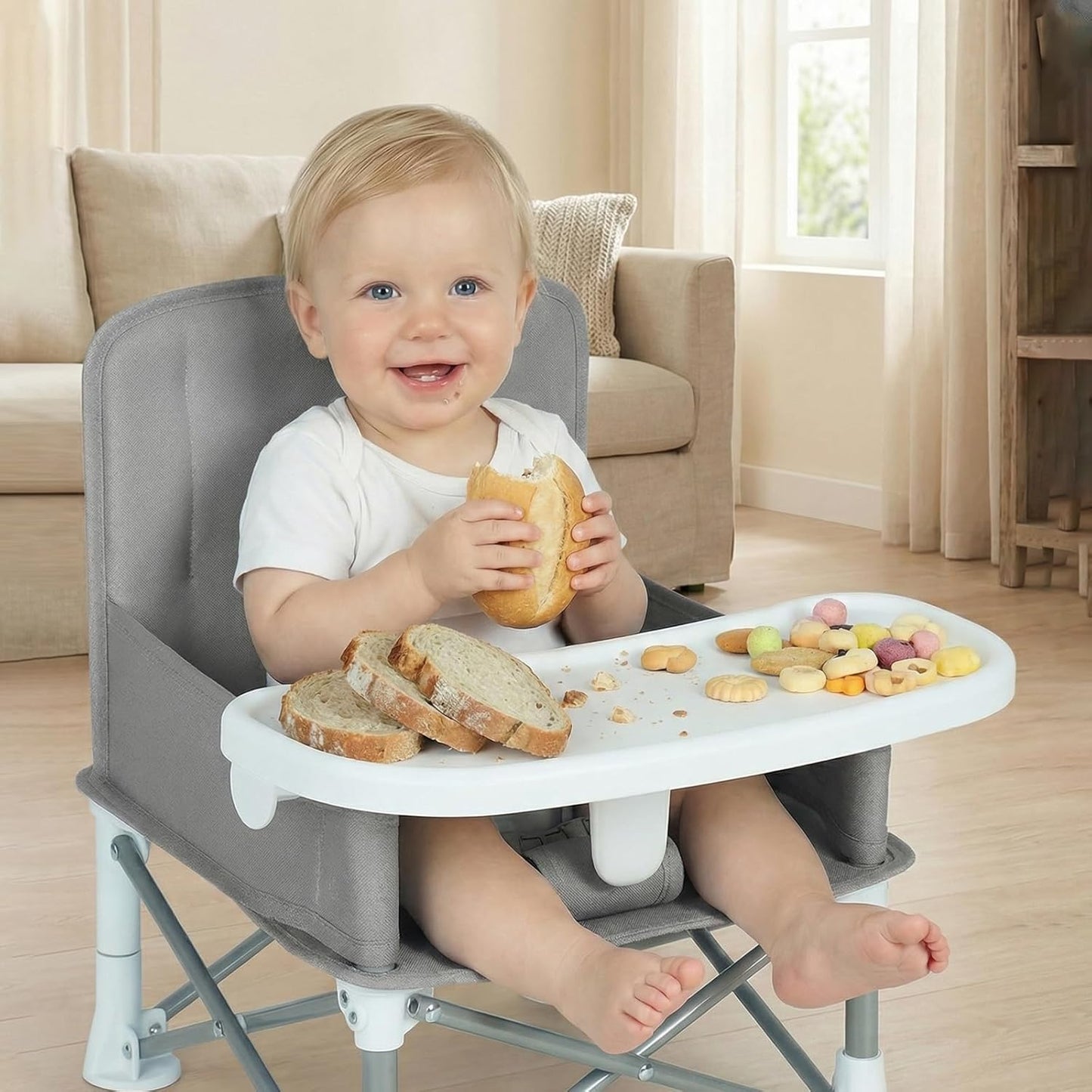 Tapis d'éveil et d'activités pour bébé, tapis d'éveil avec 5 jouets amovibles et un coussin, grand tapis sensoriel pour le sol, tapis d'éveil surdimensionné à motif floral