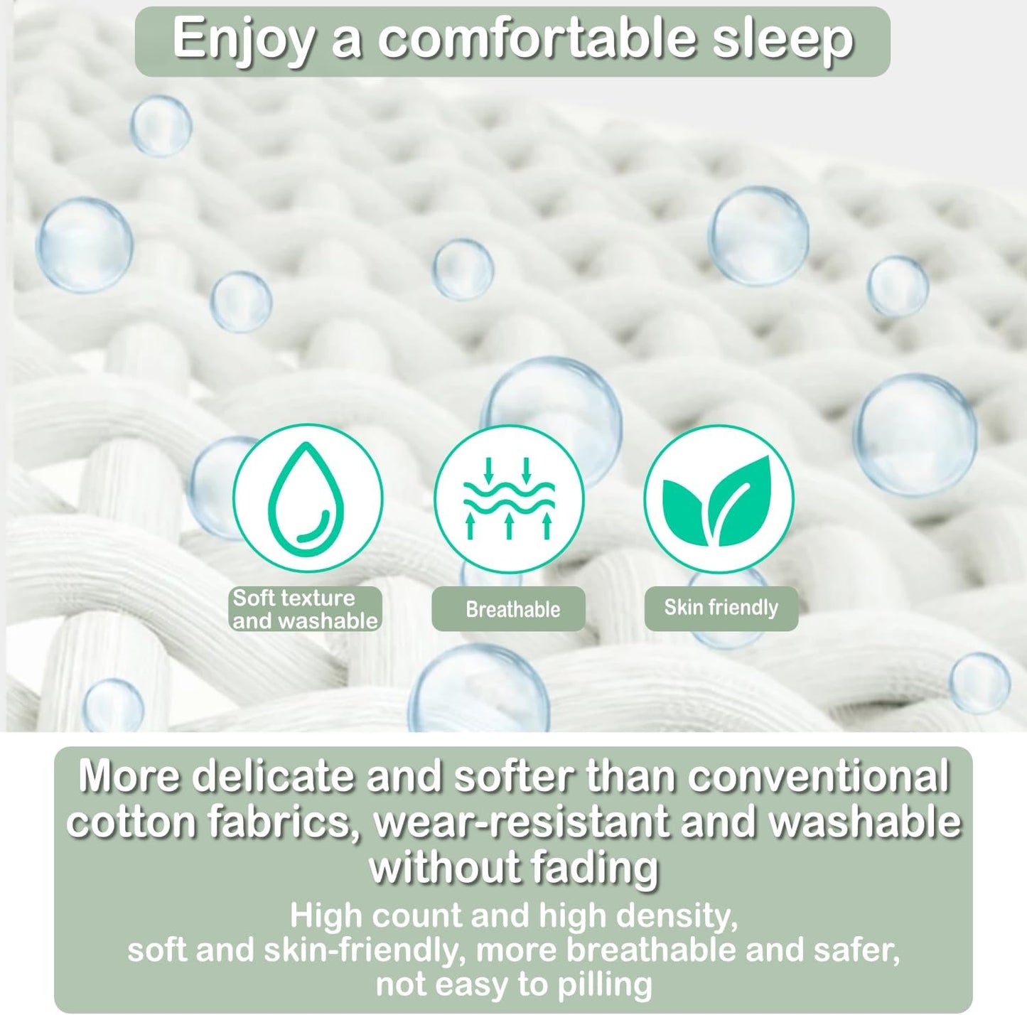 Pregnancy Pillow, Soft Maternity Pillow with Detachable & Adjustable Pillow Cover