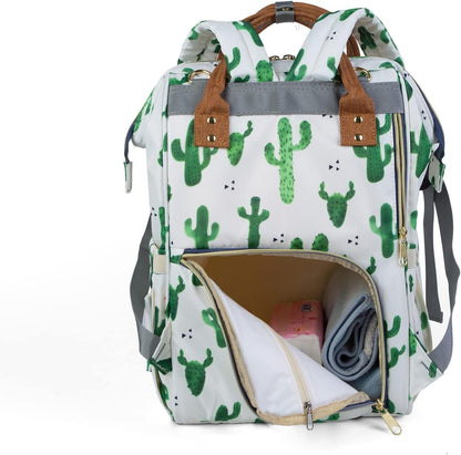 Diaper Bag Backpack for Mom Dad, Maternity Changing Bag Diaper Backpack with Stroller Straps