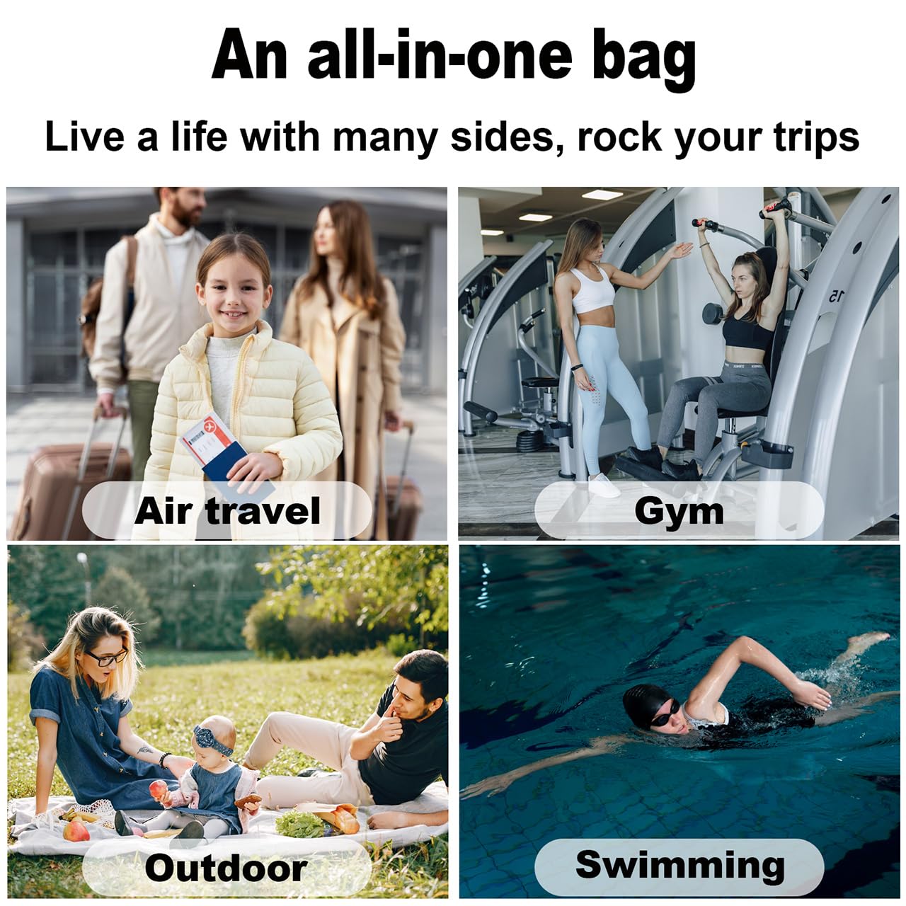 Diaper Bag Tote, Large Tote Diaper Bag with 16" Laptop Compartment, Baby Bag with Insulated Pocket for Mam and Dad