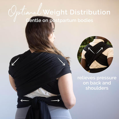Baby Wrap Carrier – Baby Sling Carrier for Newborns (7–35 lbs)