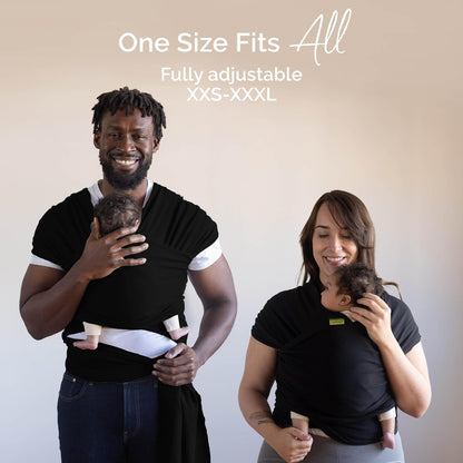 Baby Wrap Carrier – Baby Sling Carrier for Newborns (7–35 lbs)