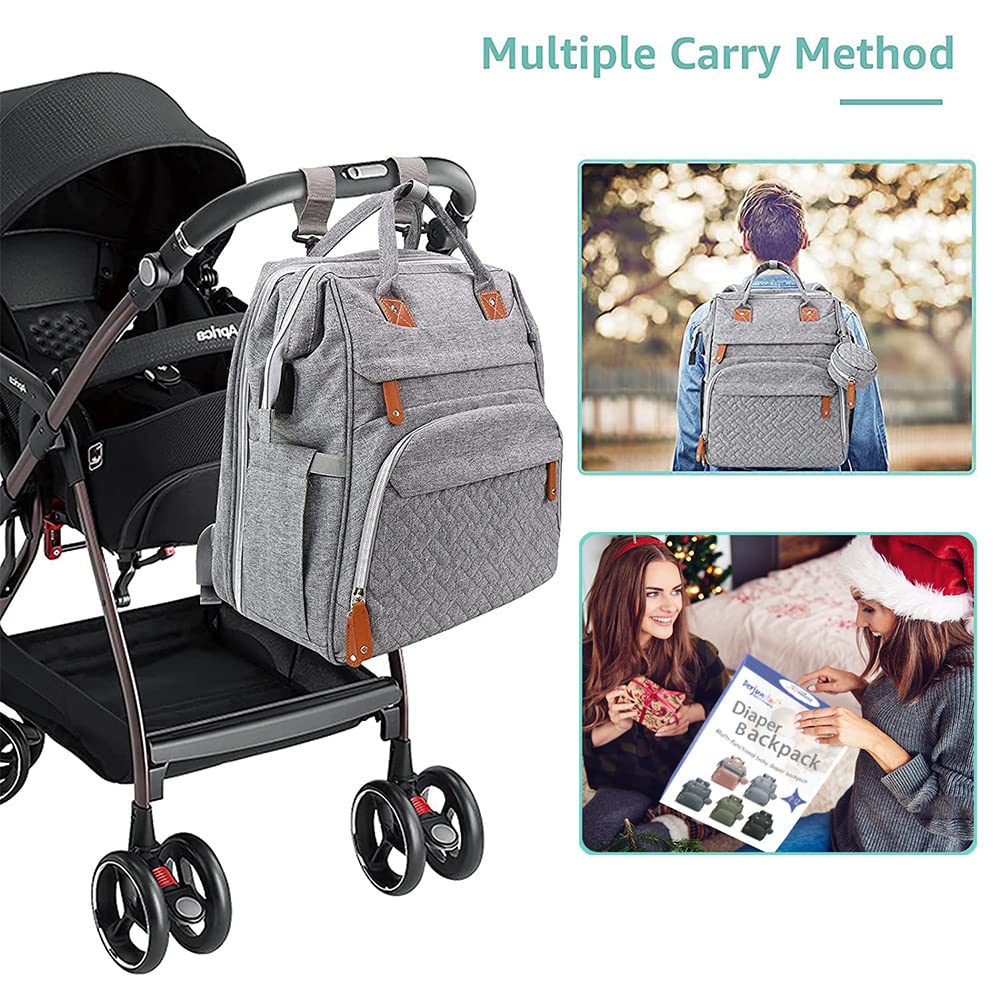 Diaper Bag Backpack with Change Station-Hot Sales