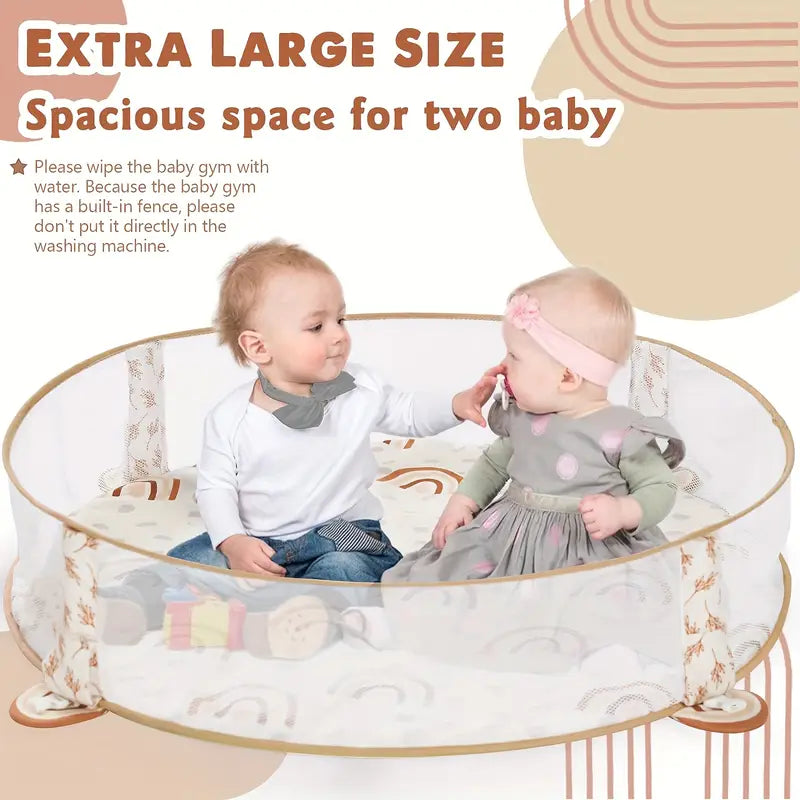 6-in-1 XL Large Baby Gym & Ball Pit, Combination Baby Activity Gym  6-12 Months
