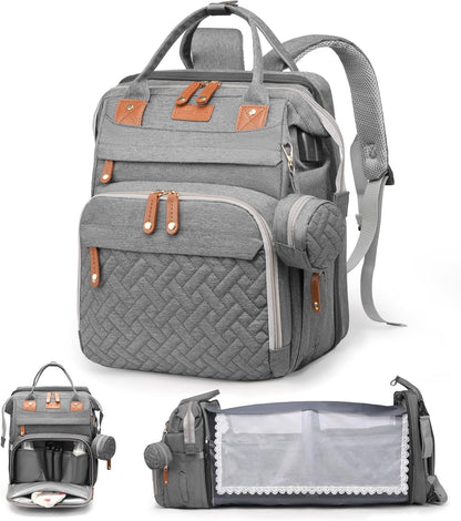 Diaper Bag Backpack with Change Station-Hot Sales