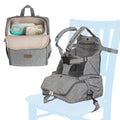 2-in-1 Backpack Booster Seat for Travel – Portable Baby Highchair with 5-Point Harness, Holds Up to 55 lbs