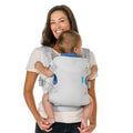4-in-1 Convertible Baby Carrier - Ergonomic Infant to Toddler Carrier (7-45 lbs) Adjustable & Registry Essential,Light Gray