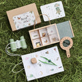 Kids Nature Explorer Kit – Outdoor Treasure Hunt Set with Binoculars, Magnifying Glass, Wooden Collection Box & Mission Cards