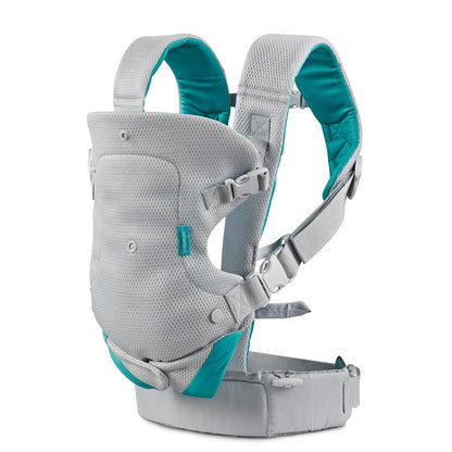 4-in-1 Convertible Baby Carrier - Ergonomic Infant to Toddler Carrier (7-45 lbs) Adjustable & Registry Essential,Light Gray