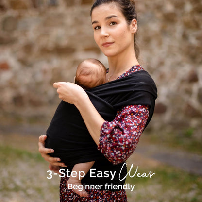 Baby Wrap Carrier – Baby Sling Carrier for Newborns (7–35 lbs)