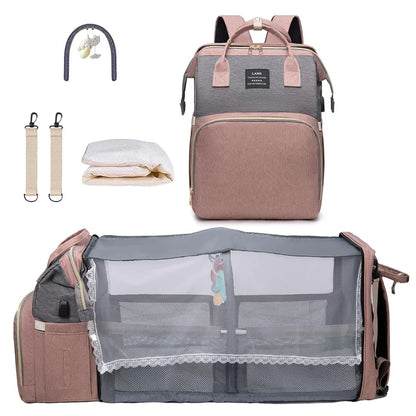 Diaper Bag Backpack with Built-in Changing Station - Best Baby Shower Gift