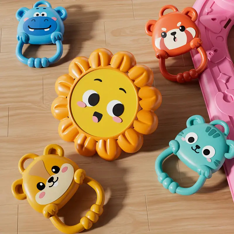 5-in-1 Multifunctional Baby Activity Center with Musical Piano Keys, Sensory Toys & Adjustable Reclining Seat