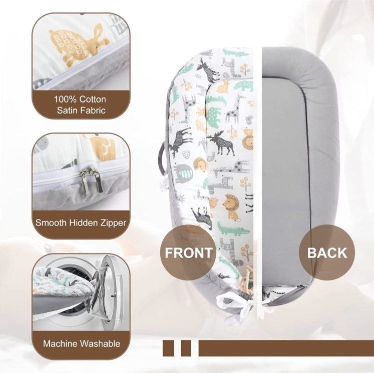 Baby Nest 100% Cotton Animal Print Newborn Breathable Sleep Cover