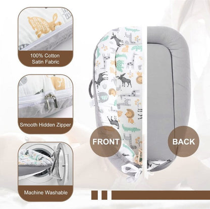 Baby Nest 100% Cotton Animal Print Newborn Breathable Sleep Cover