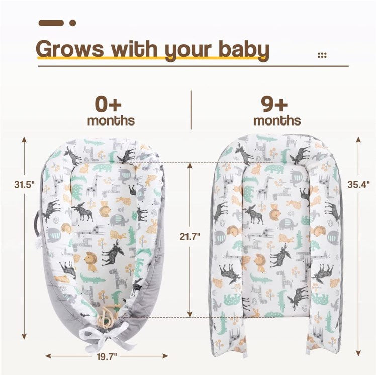 Baby Nest 100% Cotton Animal Print Newborn Breathable Sleep Cover