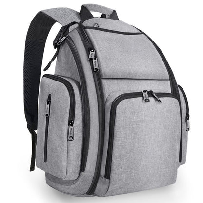 Diaper Bag Backpack, Large Multifunction Waterproof Travel Baby Changing Bag for Dad Mom with 4 Insulated Pockets and Stroller Straps