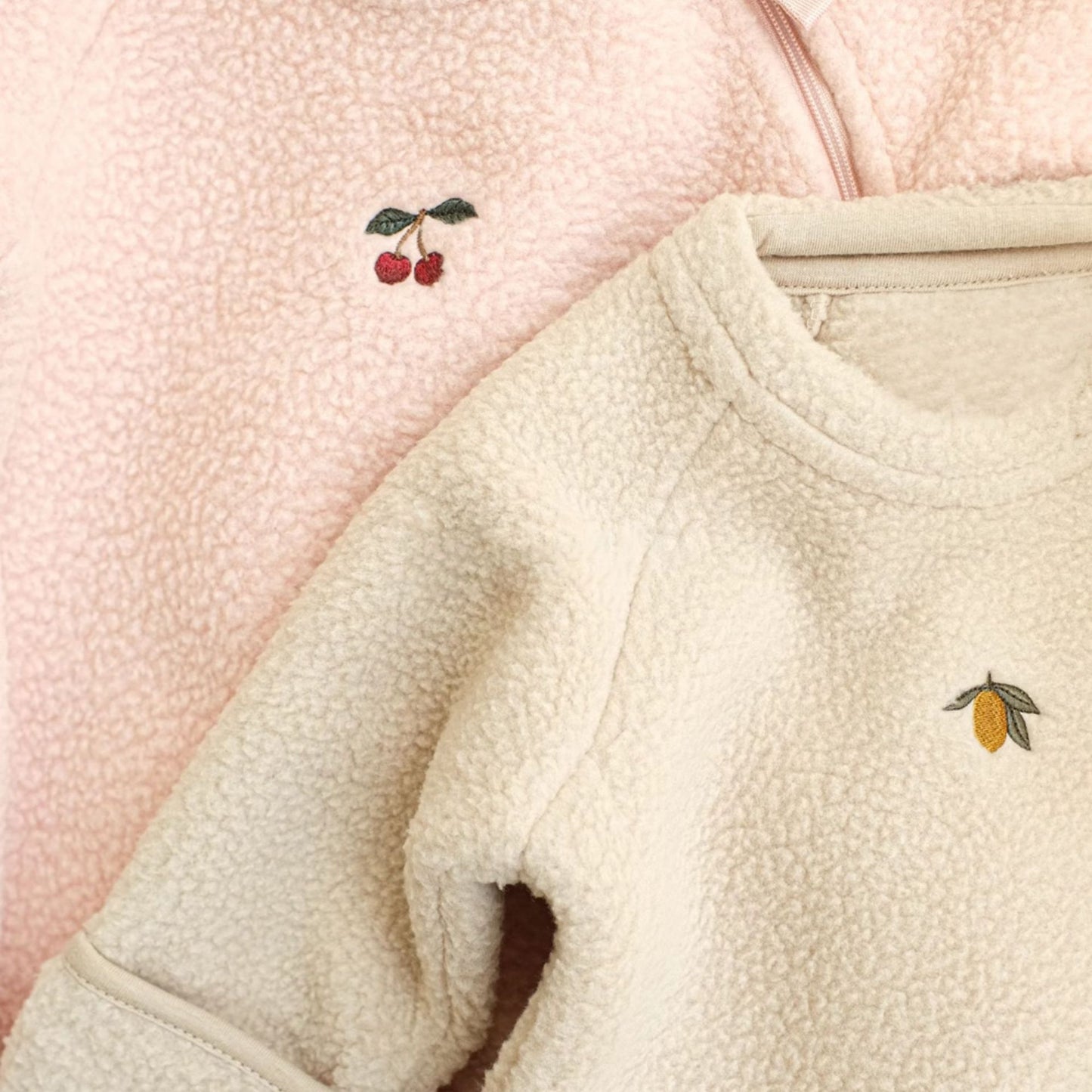 Baby Fleece Footed Romper - Soft Thermal Jumpsuit with Non-Slip Soles