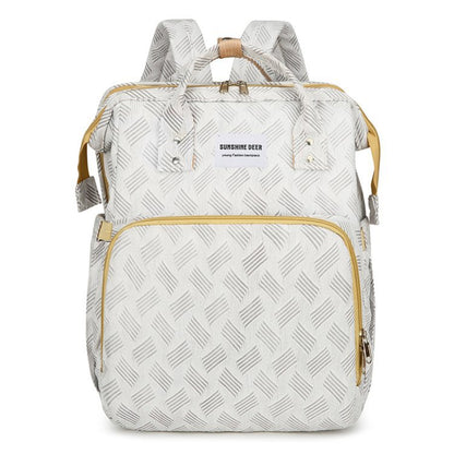 Lightweight Diaper Bag Backpack – Oxford Mommy Bag with Changing Station & Insulated Pockets