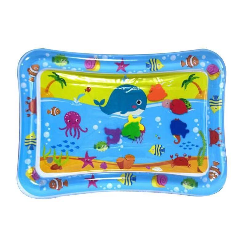 Premium Inflatable Baby Water Play Mat, Tummy Time Sensory Activity Toy for Infants and Toddlers 3-24 Months