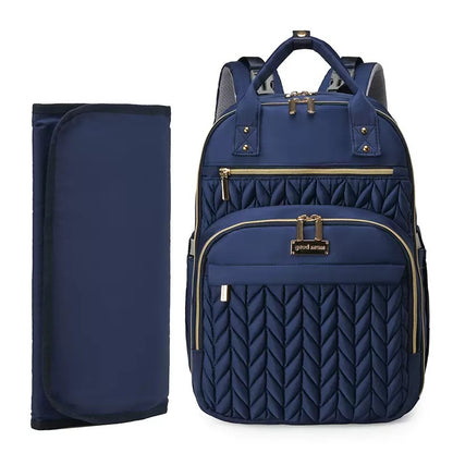 Multi-Functional Waterproof Diaper Bag Backpack with Changing Pad