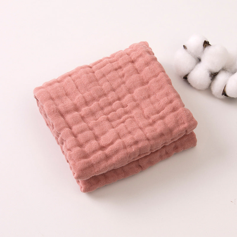 6-Layer Gauze Baby Towels 5-Pack - Muslin Burp Cloths & Washcloths, 12"x20"
