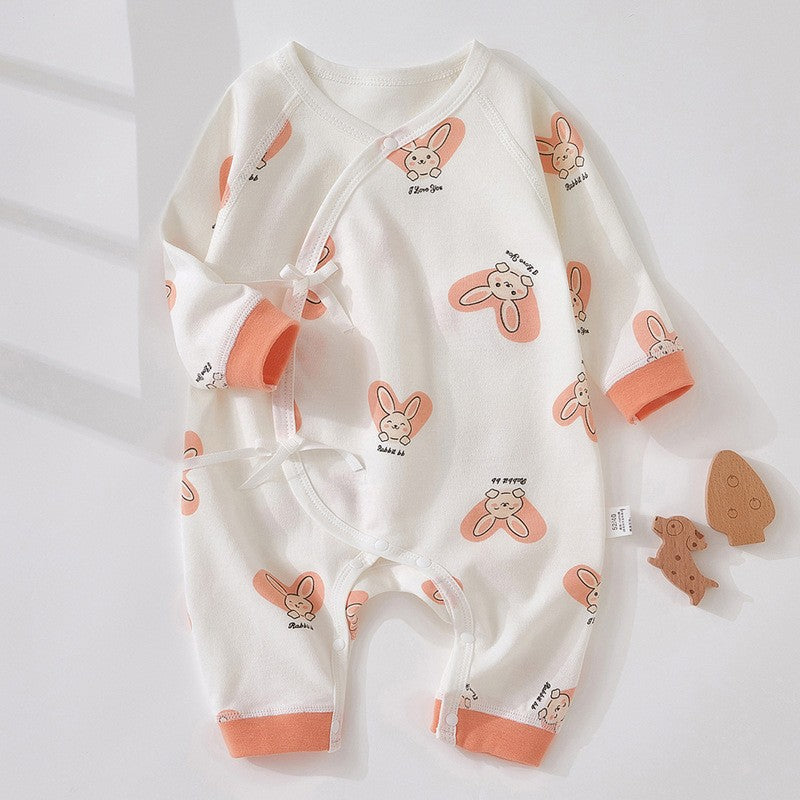 100% Cotton Autumn  Newborn Baby Bodysuit -Little Rabbit Heart Shape