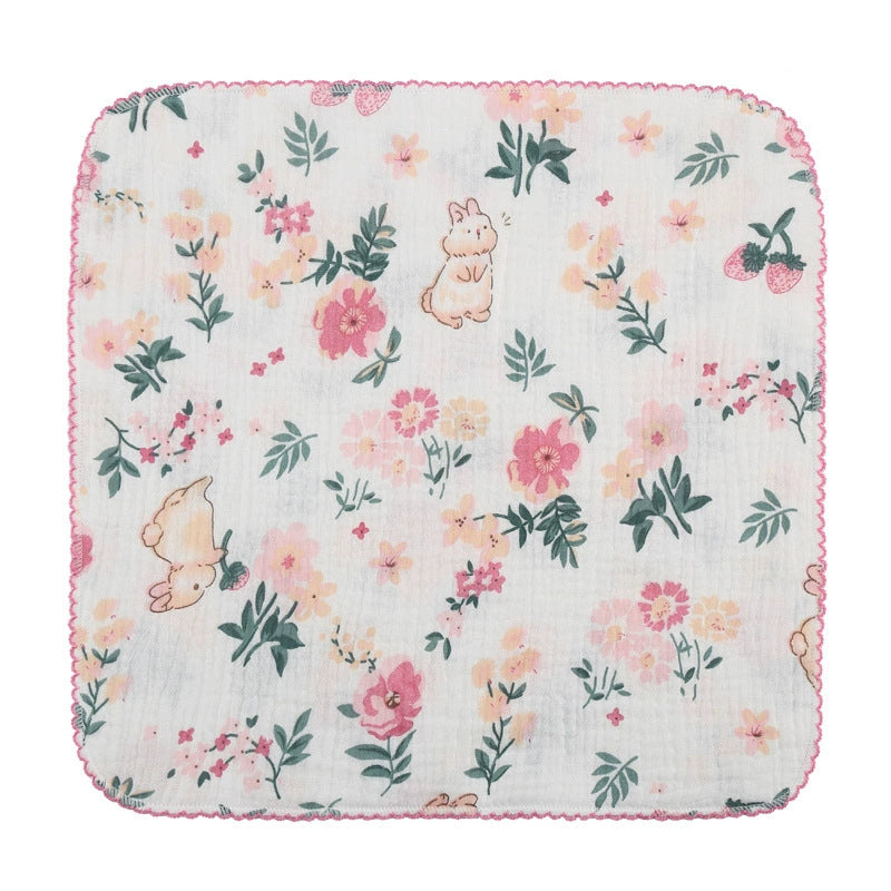 5-Pack Baby Washcloths - Multipurpose Burp & Face Towels