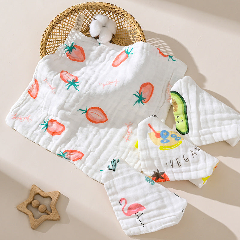 5PCS Baby Face Towels for Newborn with Sensitive Skin