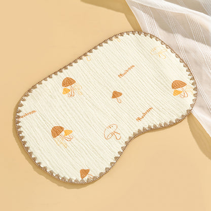 Organic Cotton Baby Bibs 3-Pack - 10"x15" Drool Bibs with Absorbent Layer