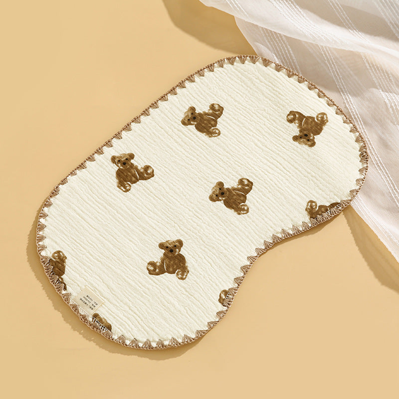 Organic Cotton Baby Bibs 3-Pack - 10"x15" Drool Bibs with Absorbent Layer