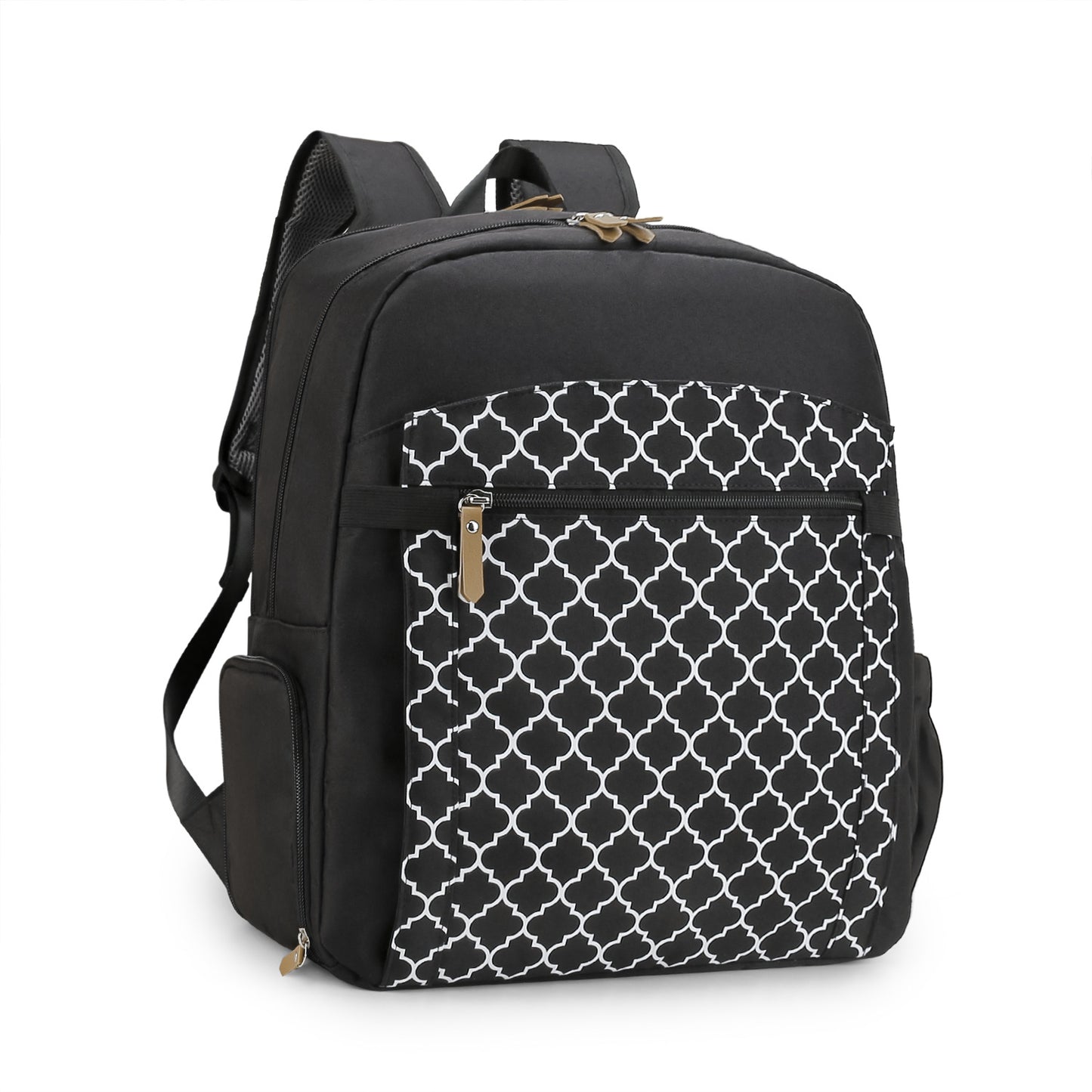 Multi-Function Diaper Bag Backpack - Large Capacity Breast Pump Bag with Stroller Straps, Waterproof Travel Tote for Mom