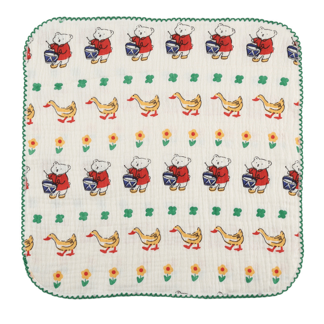 5-Pack Baby Washcloths - Multipurpose Burp & Face Towels