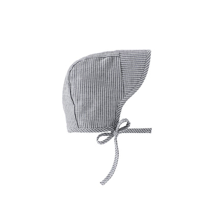 Baby Sun Hat UPF 50+ - Linen Blend Summer Hat for Infant Toddler, Breathable Solid & Striped Beach Cap