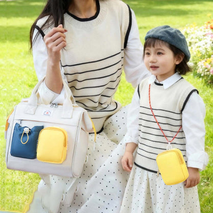 3-in-1 Convertible Diaper Bag - Small Lightweight Mommy Backpack with Removable Pouch, Multi-Function Tote for Baby & Toddler