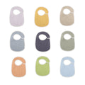 5-Pack Muslin U-Shape Drool Bibs | 100% Cotton, Soft & Absorbent Baby Bandanas