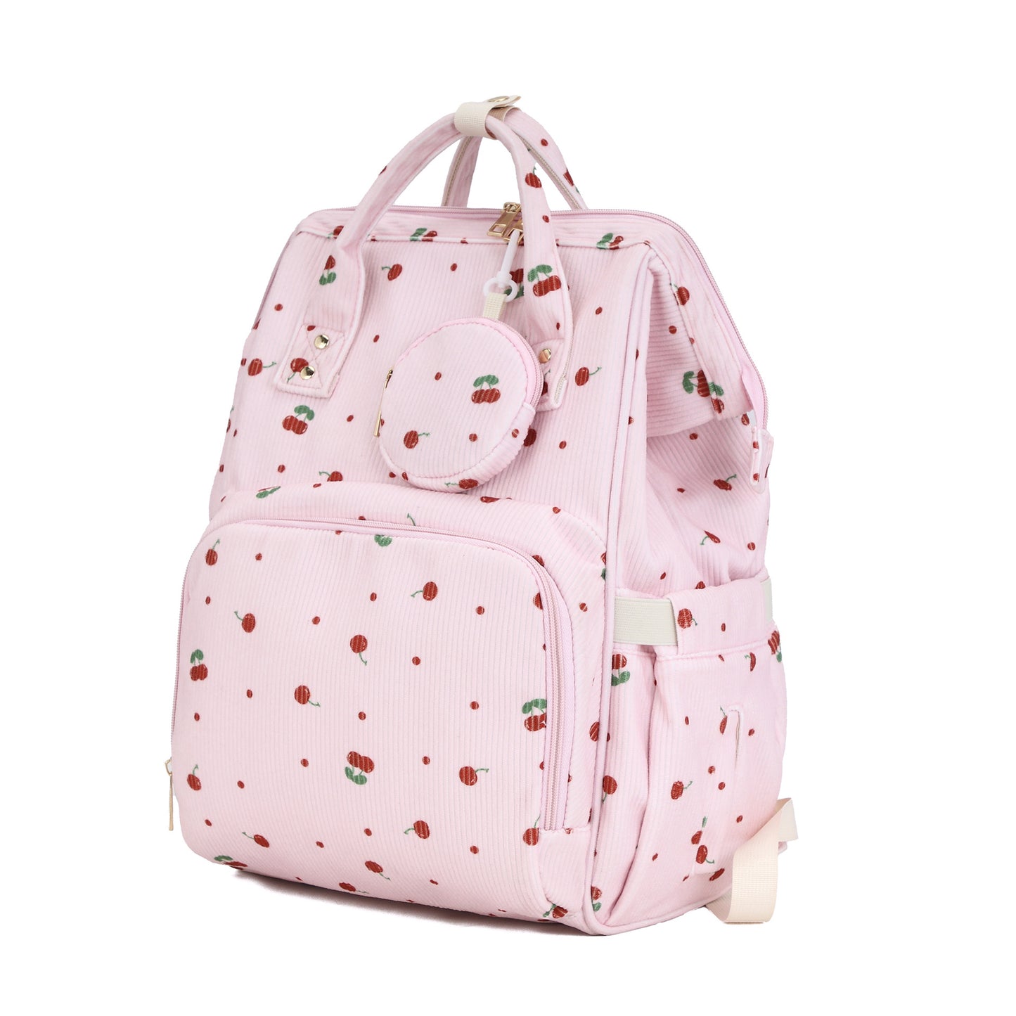 Convertible Diaper Bag Backpack for Moms, Large Capacity Waterproof Baby Travel Tote with 15 Pockets