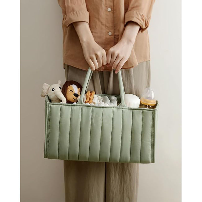 Premium Diaper Bag Tote - Multifunctional Mommy Bag with Modular Organizers