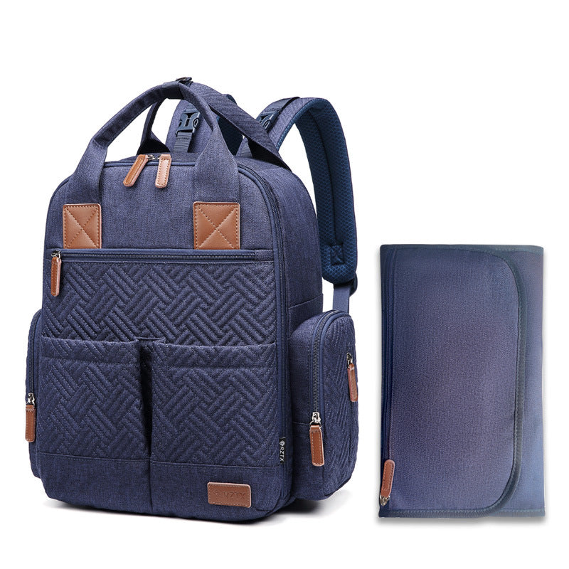 Diaper Bag Backpack Large Capacity Waterproof with Thermal Insulation Layer