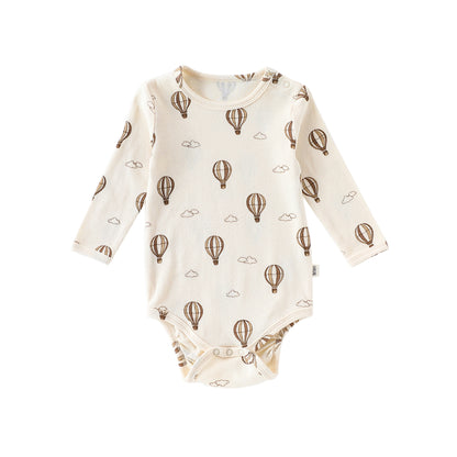 Baby Long Sleeve Bodysuit & Pants Set - Cotton 2-Piece Outfit