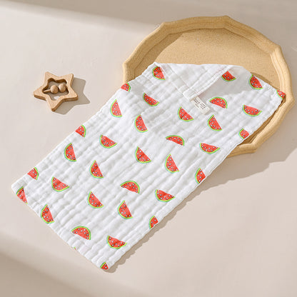 5 PCS Burping Cloth Cartoon Gauze Anti-Spit-Up Nursing Shoulder Pad
