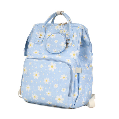 Convertible Diaper Bag Backpack for Moms, Large Capacity Waterproof Baby Travel Tote with 15 Pockets