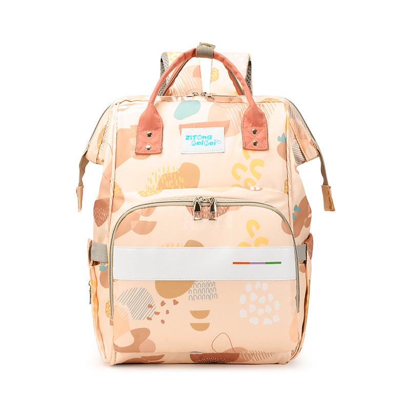 Diaper Bag Backpack, Nappy Changing Bag with Insulated Pockets, Multi-functional Waterproof Backpack with Stroller straps