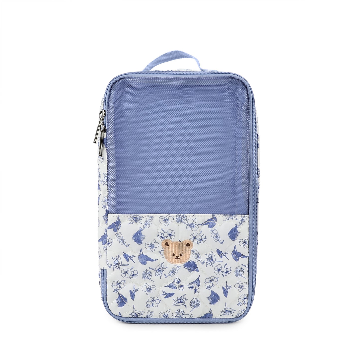 Wet Dry Bag for Diaper Bag – Waterproof Laundry Pouch for Baby Clothes, Portable Storage Organizer with Cute Bear Print