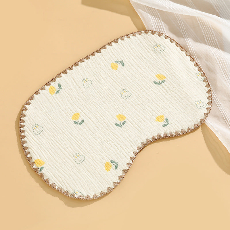 Organic Cotton Baby Bibs 3-Pack - 10"x15" Drool Bibs with Absorbent Layer