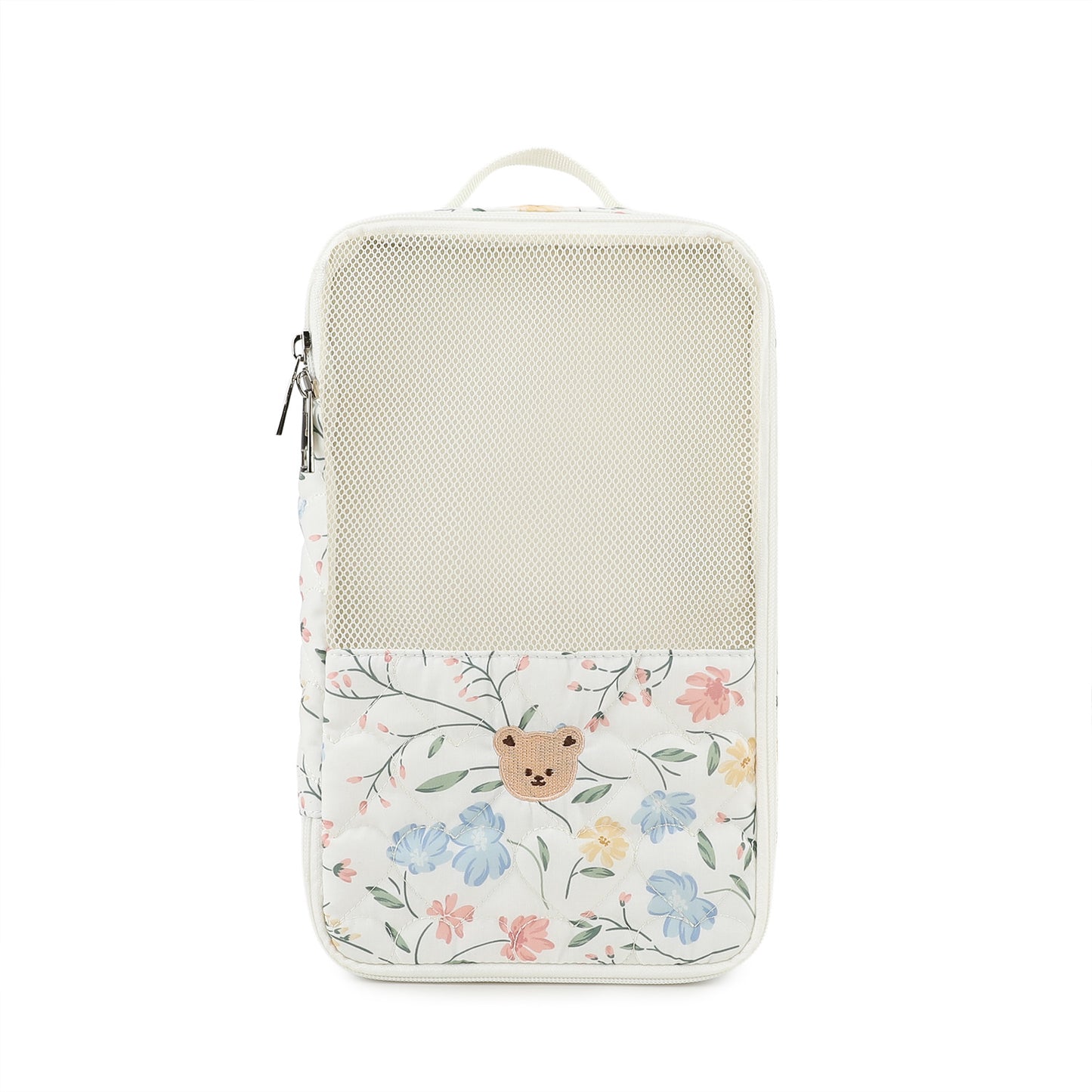 Wet Dry Bag for Diaper Bag – Waterproof Laundry Pouch for Baby Clothes, Portable Storage Organizer with Cute Bear Print