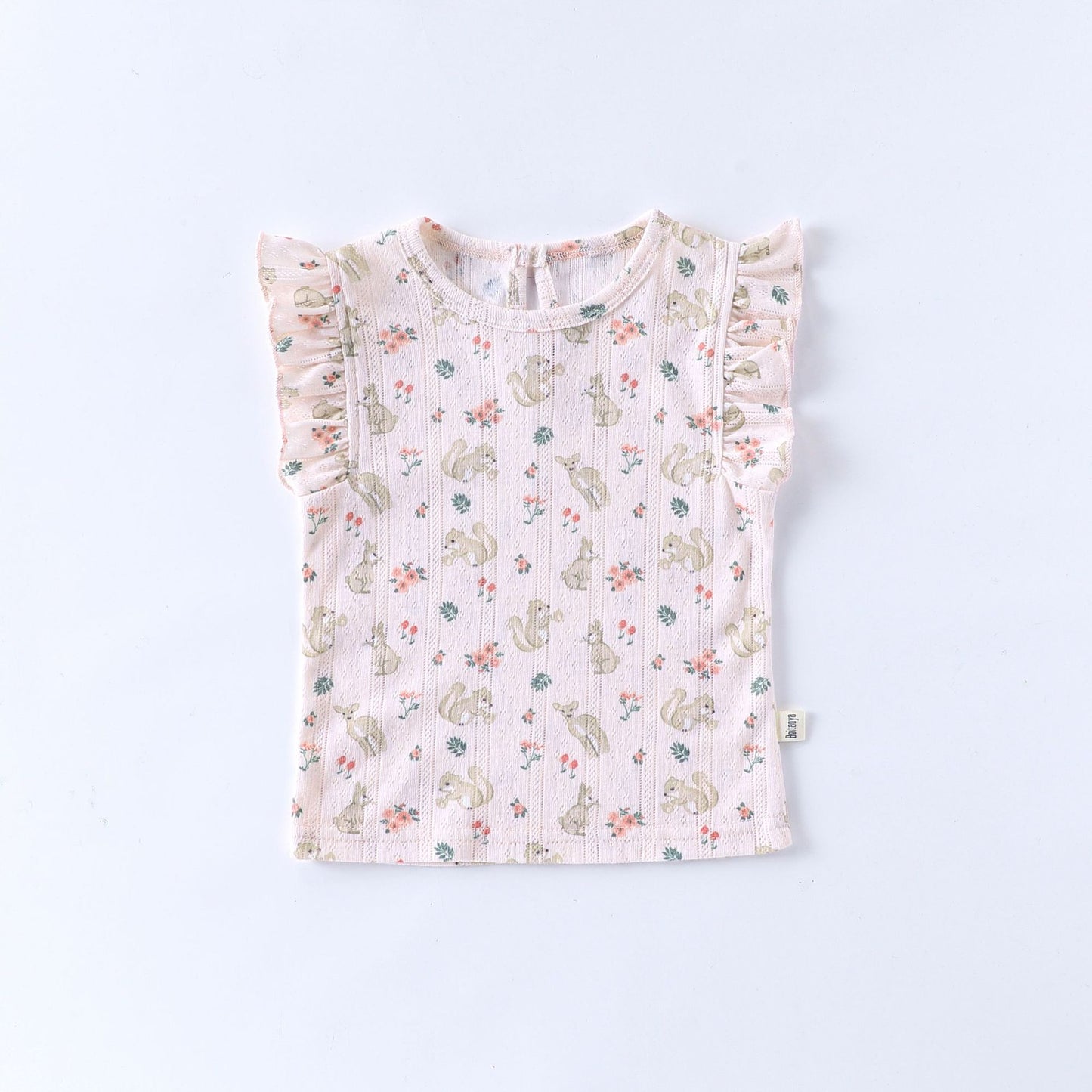 Baby Girl Ruffle Bodysuit & Pants Set - 2-Piece Summer Outfit for Infant Toddler