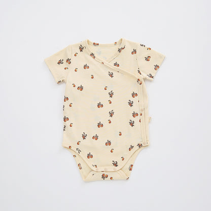 Cotton Baby Bodysuit - Short Sleeve Summer Romper for Infant Boys Girls