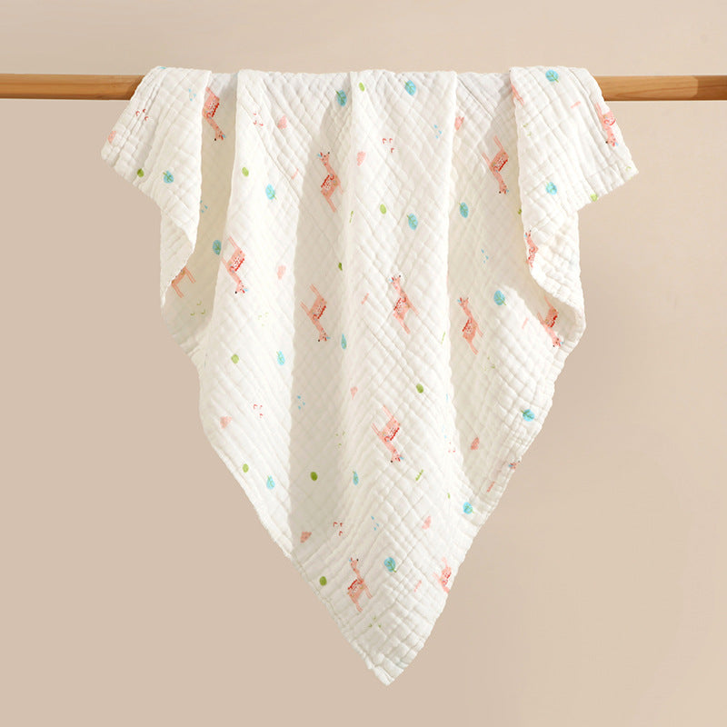 100% Cotton Newborn Bath Towel, Multifunctional Blanket